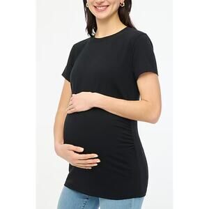 J Crew Factory | NWT | Maternity crewneck tee in Black | Sz M maternity